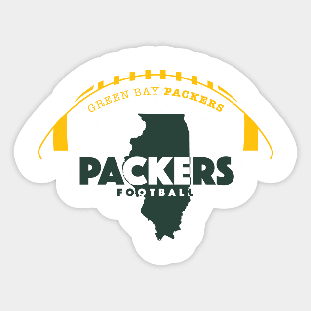 Green Bay Packers Sticker by Crome Studio